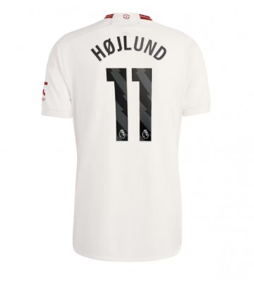 Manchester United Rasmus Hojlund #11 Tercera Equipación 2023-24 Manga Corta